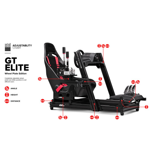 Next Level Racing GTElite Wheel Plate Edition Chassis