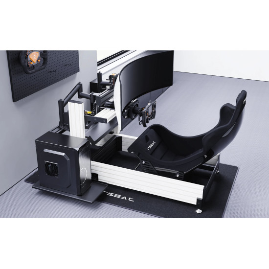 RSeat A1 Pro Formel Weiß Chassis