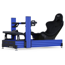 RSeat A1 Pro Formel Blau Cockpit