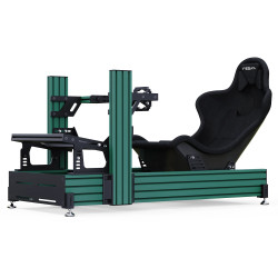 RSeat A1 Pro Formel Grün Cockpit
