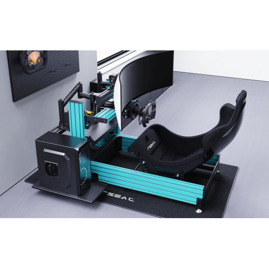 RSeat A1 Pro Formel Turquoise Cockpit