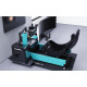 RSeat A1 Pro Formel Turquoise Cockpit