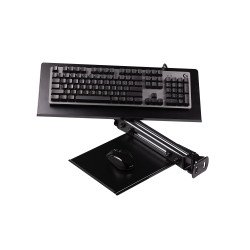F-GT Elite Tastatur- und Mausablage – Carbon Grau