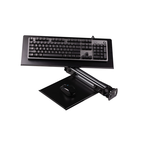 F-GT Elite Tastatur- und Mausablage – Carbon Grau