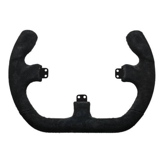 Asetek GT Lenkrad - C-Form Schwarz Wildleder