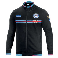 Herren Full Zip Sweatshirt Martini Racing - Schwarz