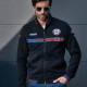 Herren Full Zip Sweatshirt Martini Racing - Schwarz
