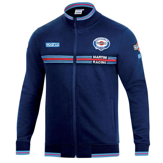 Herren Full Zip Sweatshirt Martini Racing - Navy Blau