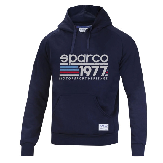 Herren Hoodie Sparco 1977 - Blau Marine