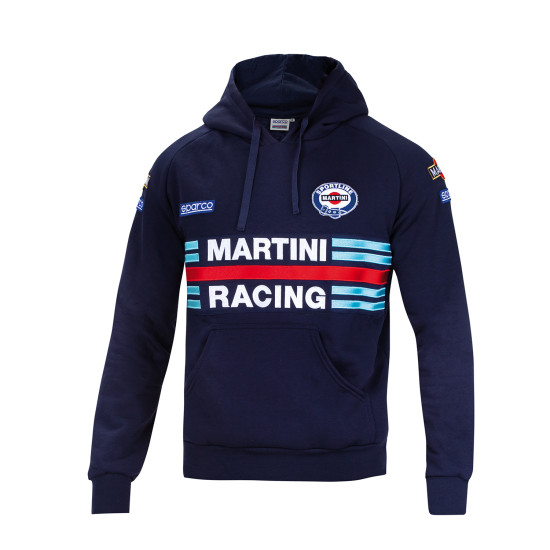 Herren Hoodie Sparco Martini Racing - Navy Blau