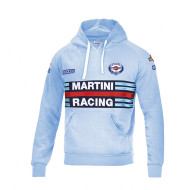 Herren Hoodie Sparco Martini Racing - Hellblau