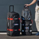 Sparco Tour Trolley Tasche - Schwarz & Rot