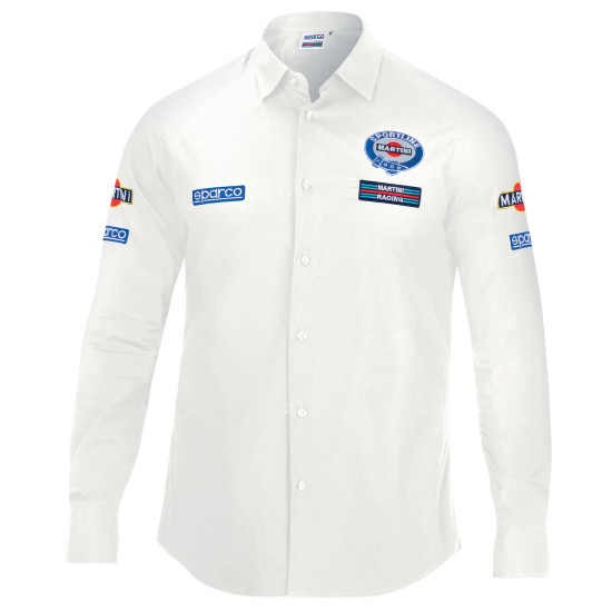 Herren Langarmshirt Martini Racing - Weiß