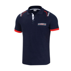 Herren Polo Stickereien Martini Racing - Navy Blau