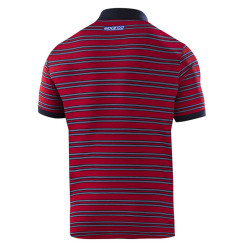 Herren Polo Gestreift Martini Racing - Rot