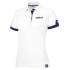 Damen Kurzarm Polo-Shirt Sparco Polo Corporate - Weiß