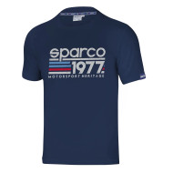 Herren T-Shirt Sparco 1977 - Marineblau