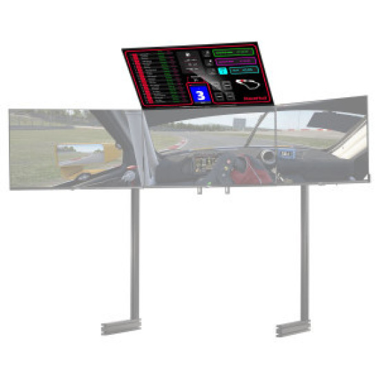Next Level Racing Elite freistehendes Quad-Monitor-Add-On Schwarz