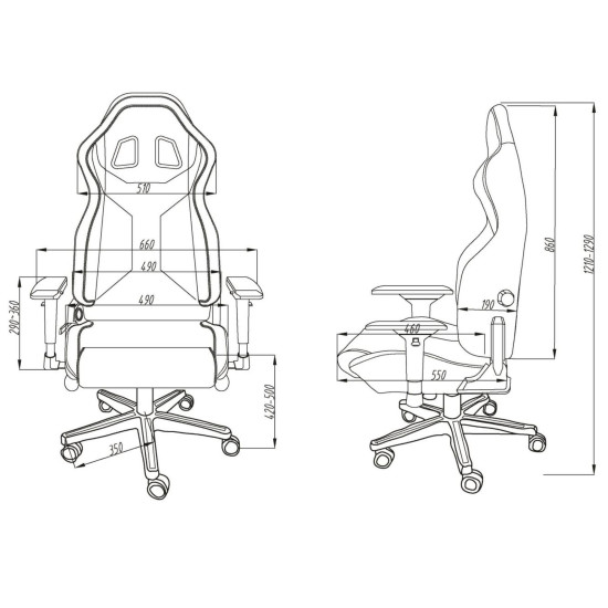 Sparco Icon Gaming- / Bürostuhl - Schwarz / Blau