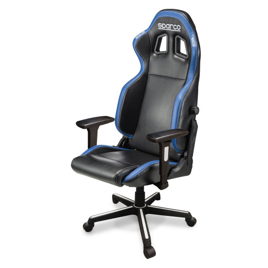 Sparco Icon Gaming- / Bürostuhl - Schwarz / Blau