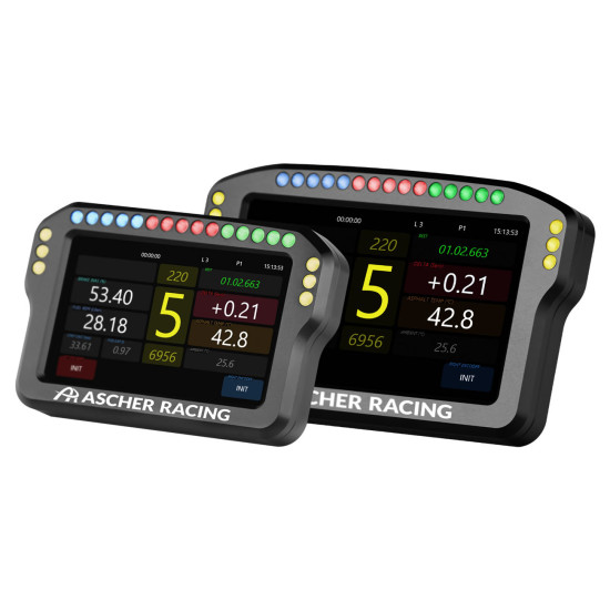 Ascher Racing Dashboard 4/5 Zoll