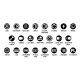 Ascher Racing Lovely Knopfkappen-Set