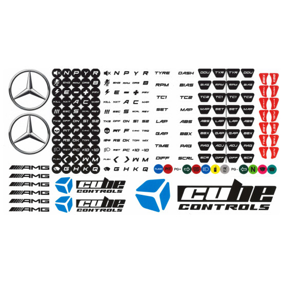 Cube Controls Aufkleber AMG