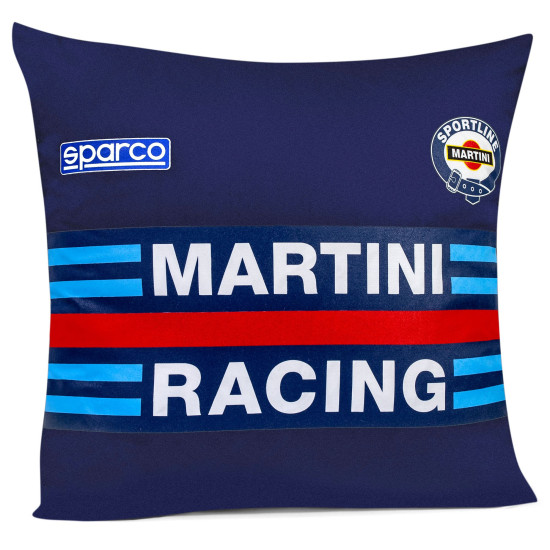 Martini Racing Replica Baumwollkissen - Marineblau