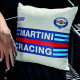 Martini Racing Replica Baumwollkissen - Weiß