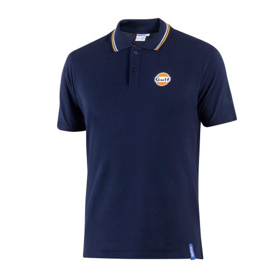 Gulf Polo Piquet - Navy Blau