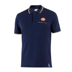 Gulf Polo Piquet Tasche - Navy Blau