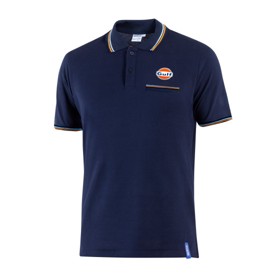 Gulf Polo Piquet Tasche - Navy Blau