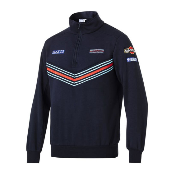 Half Zip Sweatshirt Martini Racing - Navy Blau