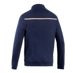 Gulf Sweatshirt mit durchgehendem Reißverschluss - Navy Blau