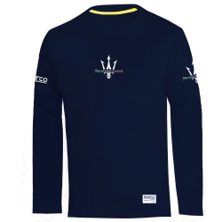 Langarmshirt Maserati - Navy Blau