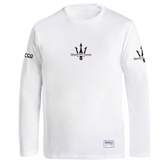 Langarmshirt Maserati - Weiß