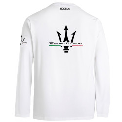 Langarmshirt Maserati - Weiß