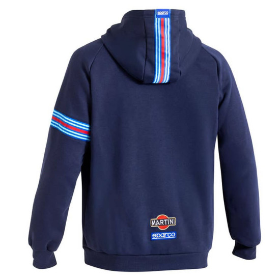 Hooded Full Zip Martinig Racing MY25 - Navy Blau