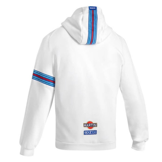 Hooded Full Zip Martinig Racing MY25 - Weiß