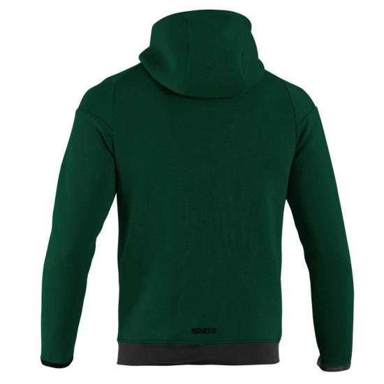 Hooded Full Zip Sweatshirt Sparco - Grün