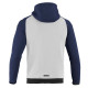 Hooded Full Zip Sweatshirt Sparco - Weiß Navy Blau