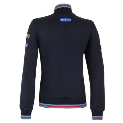 Ladies Sweatshirt mit durchgehendem Reißverschluss - Navy Blau