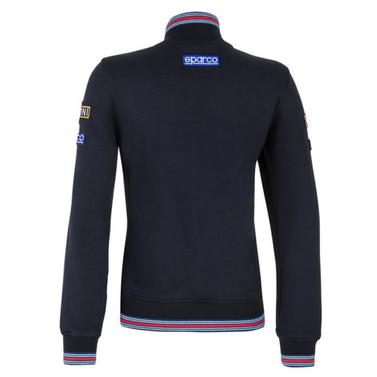 Ladies Sweatshirt mit durchgehendem Reißverschluss - Navy Blau
