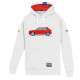 Lancia Delta HF Hoodie - Weiß / Rot