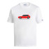 Lancia Delta HF T-Shirt - Weiß / Rot