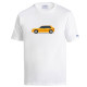 Lancia Delta HF T-Shirt - Weiß / Gelb