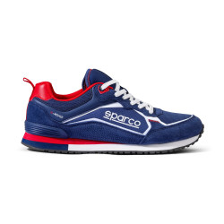 Sparco S-Road Schuhe - Navy Blau / Rot