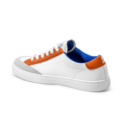 Sparco S-Time Schuhe - Weiß / Orange
