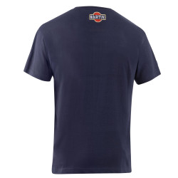 T-Shirt Martini Racing Stripes - Marineblau