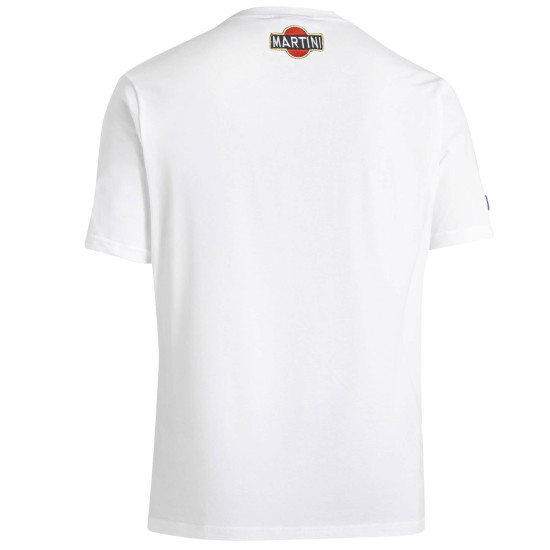 T-Shirt Martini Racing Stripes - Weiß